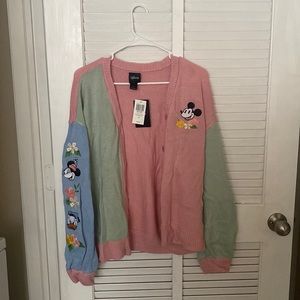 Disney Mickey Mouse And Friends Spring Pastel Cardigan
